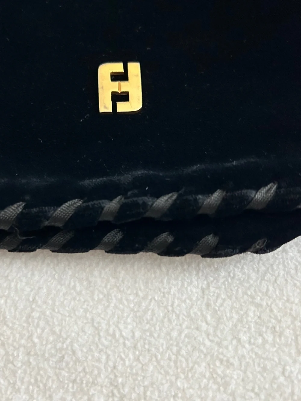Vintage Fendi Velvet Drawstring Evening Bag - Picture 4 of 6